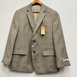 Michael Kors Classic Brown Taupe Blazer